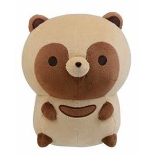 タヌキとキツネ でっかいぬいぐるみ ちびタヌキとちびキツネ