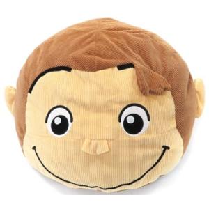 ジョージ プレミアムドーム型クッション 〜コーデュロイ風〜 おさるのジョージ 約50cm