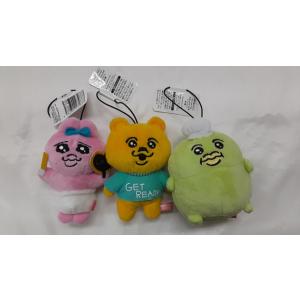 おぱんちゅうさぎ マスコット(2) おぱんちゅうさぎ 着衣グマ 脱帽カッパ 全3種セット