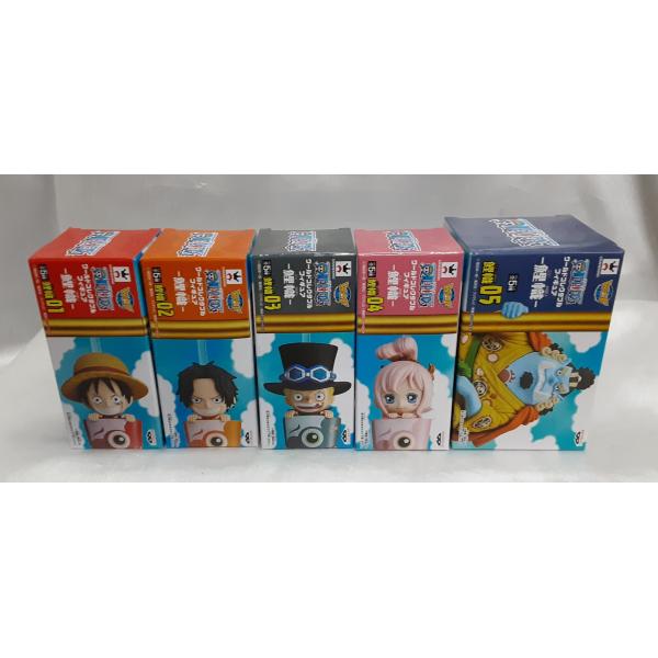 鯉幟 ワールドコレクタブルフィギュア 全5種セット ルフィ エース サボ しらほし姫 ジンベエ ワン...