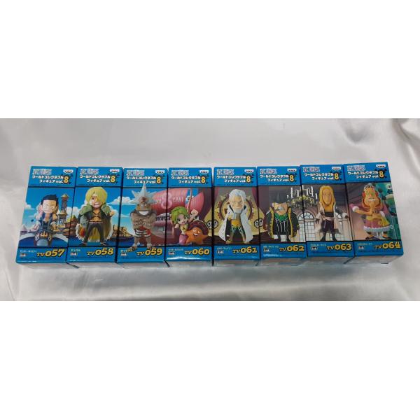 ワールドコレクタブルフィギュア vol.8 全8種セット ワーコレ ワンピース デュバル ベッジ ア...