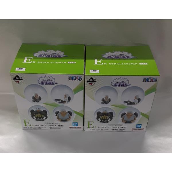 E賞 S-シャーク S-ベア ジンベエ くま セラフィム ミニフィギュア 一番くじ ワンピース 思い...