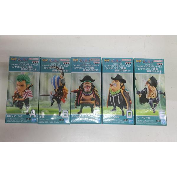 シャボンディ諸島 最悪の世代2 全5種 ワンピース ワールドコレクタブルフィギュア