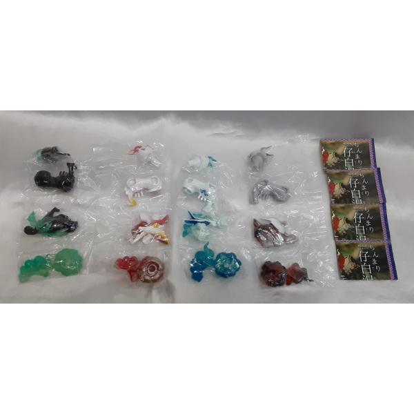 ちんまり仔白沢 全4種セット だいきょ屋コレクション フィギュア 内袋未開封 唐葵 薄水 翡翠 璞 ...