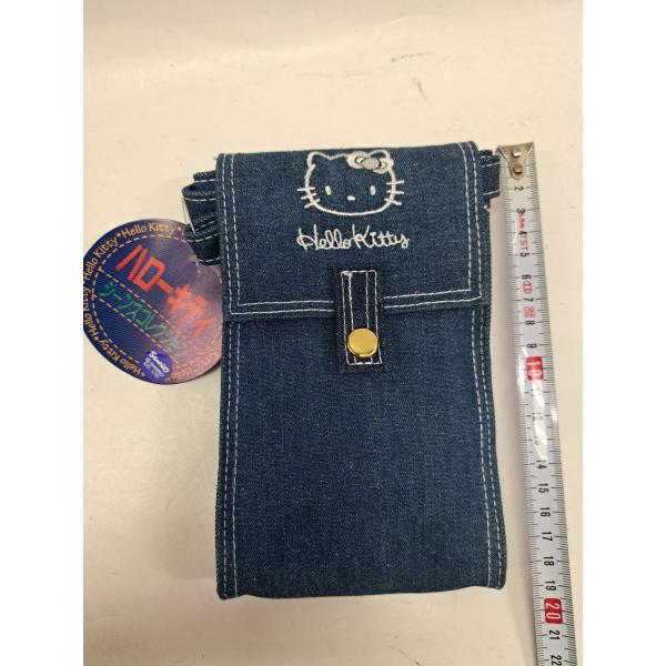 ハローキティ ジーンズコレクション ポーチ ホワイト