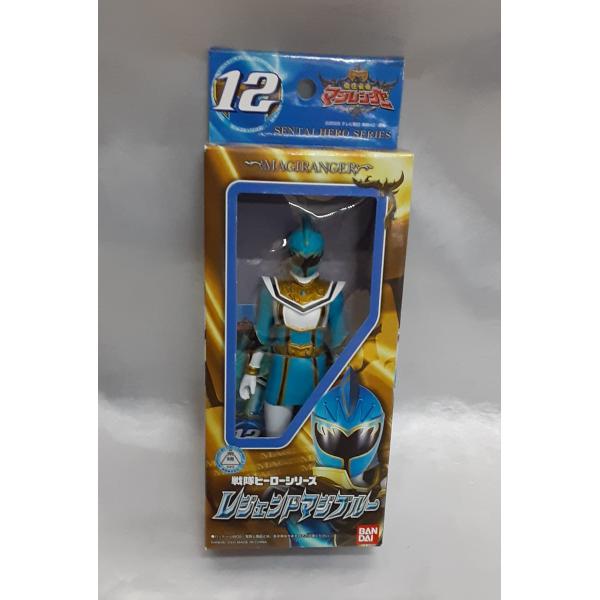 レジェンドマジブルー 戦隊ヒーローシリーズ 12 魔法戦隊マジレンジャー 2005 ソフビ フィギュ...