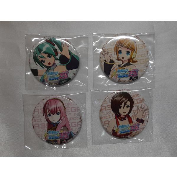オリジナル 44mm 缶バッジ 4種セット 初音ミク Project DIVA MEGA39’s 1...