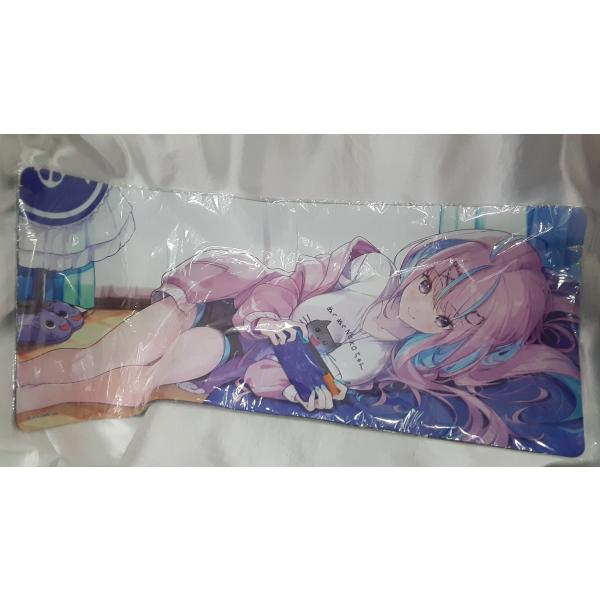 湊あくあ ワイドラバーマット 誕生日記念 2023 ホロライブ hololive VTuber グッ...