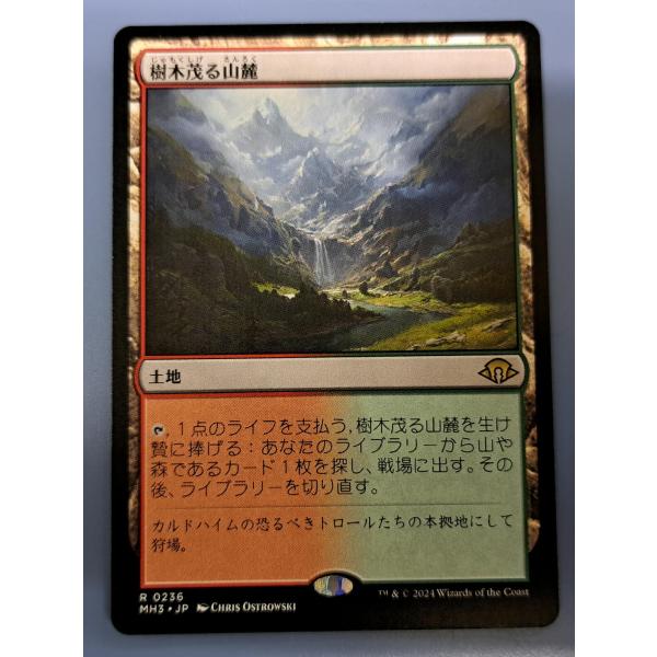 MTG 樹木茂る山麓 日本語