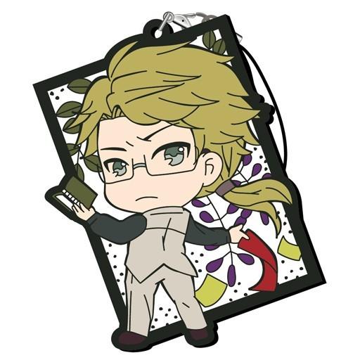 文豪ストレイドッグス とじコレ ラバーストラップ 花札柄 国木田独歩