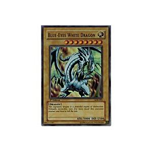 BLUE-EYES WHITE DRAGON（ブルーアイズホワイトドラゴン）[ウルトラ／LOB]※角...