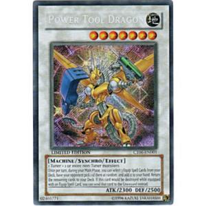 遊戯王　パワーツールドラゴン　英語　ホロ　ゴーストレア　psa9  1st　J1 遊戯王 パワーツールドラゴン 英語 1st ホログラフィック