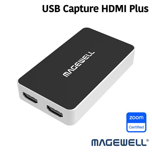 Magewell【USB Capture HDMI Plus】1 チャンネル 2K HDMI キャプ...