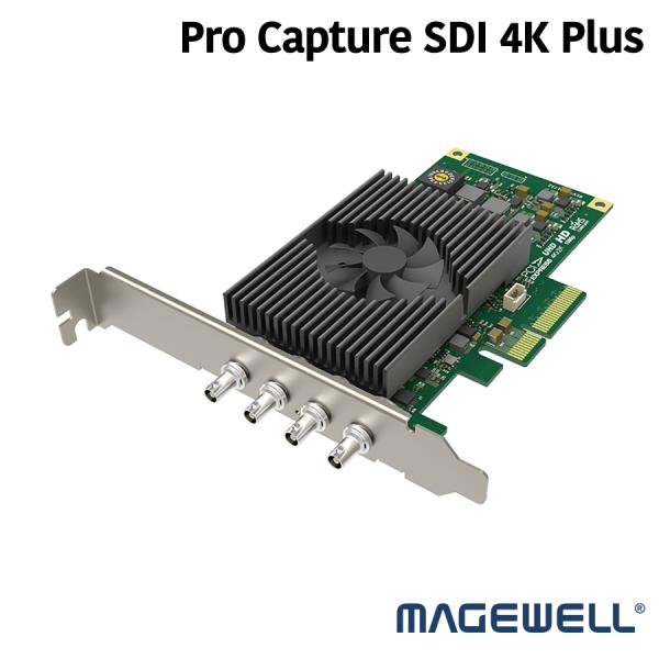Magewell【Pro Capture SDI 4K Plus】1 チャンネル SDI 4K キャ...