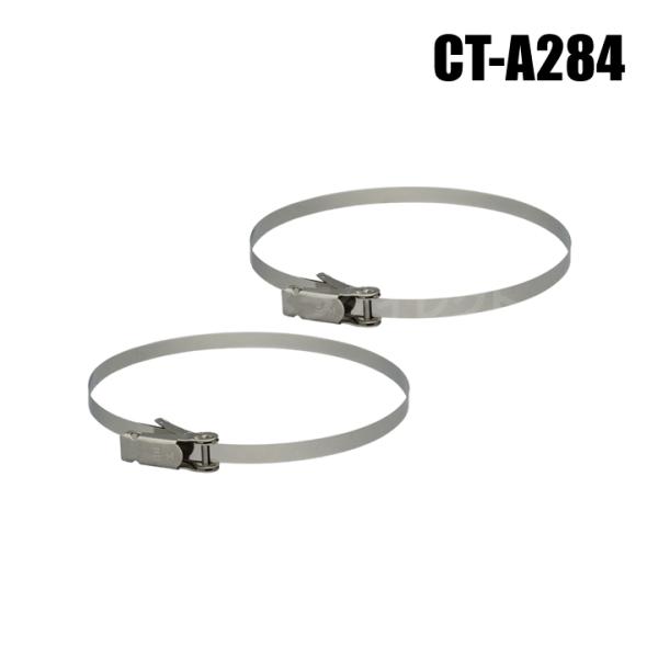 ステンレスポールバンド（2本セット）ポール適合 直径65〜250mm以内 / CT-A284