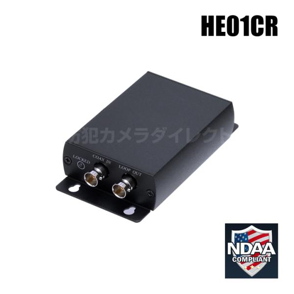 HDMI信号同軸ケーブル延長 再延長器/ HE01CR