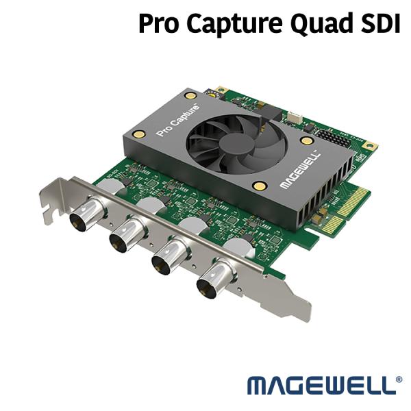 Magewell【Pro Capture Quad SDI】4 チャンネル SDI HD キャプチャ...