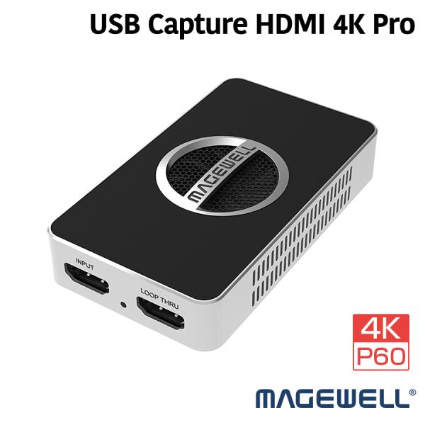 Magewell【USB Capture HDMI 4K Pro】1 チャンネル 4Kp60 HDM...
