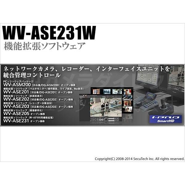 防犯カメラ 監視カメラ Panasonic i-Proシリーズ 機能拡張ソフトウェア WV-ASE2...