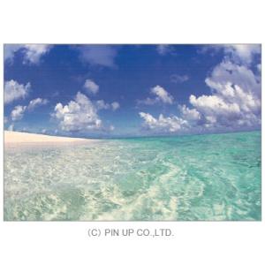 ポストカード透明な海（pin-LP194）