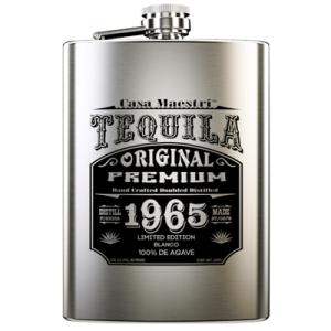 テキーラ・カサ・マエストリ フラスクボトル 200ml 40％ 700064761021 メキシコ スキットル スピリッツ 洋酒 Tequila