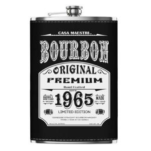 バーボンカサマエストリ フラスクボトル 200ml 40％ 854748008008 アメリカ ウイスキー スキットル メキシコ 洋酒 bourbonの商品画像