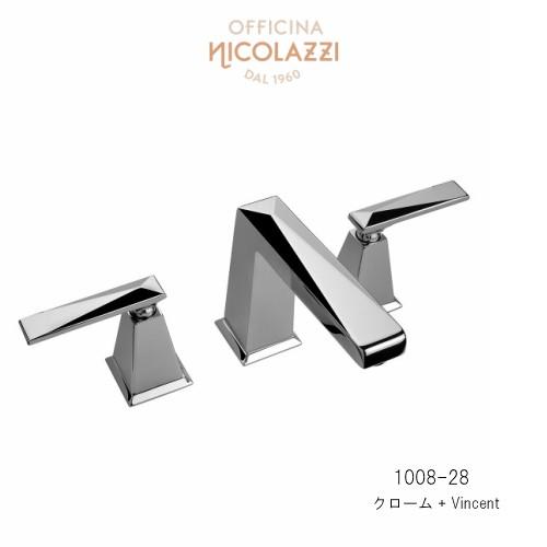 イタリア製 Nicolazzi ニコラッツイ 高級水栓金具 洗面水栓 混合水栓 蛇口 交換 1008...