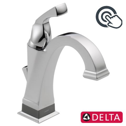 センサー水栓 自動水栓 蛇口 交換 リフォーム 洗面 混合水栓 節水 タッチ クローム 奥行13.7...