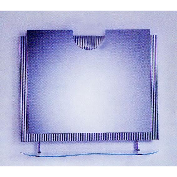 ミラー 鏡 洗面鏡 壁掛け おしゃれ リフォーム 交換 DIY 棚付き 幅90×高80cm CJ03