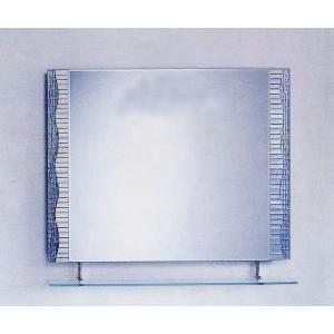 ミラー 鏡 洗面鏡 壁掛け おしゃれ リフォーム 交換 DIY 棚付き 幅90×高80cm CJ11