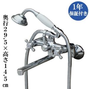 シャワー混合栓 おしゃれ 蛇口 2PCVSS シャワー水栓 JODEN クラシック