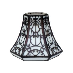 照明 灯具が選べる シーリングorウォールランプ おしゃれ かわいい アイアン ステンドグラス [幅15.5×高12.5cm] INK-1004018H｜bcube