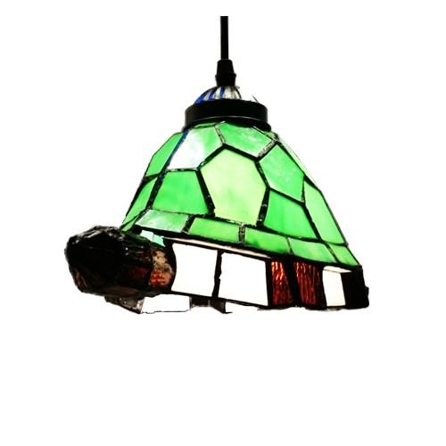 照明 天井 壁 シーリングランプ ステンドグラス タートル型 幅29×高13cm INK-10040...