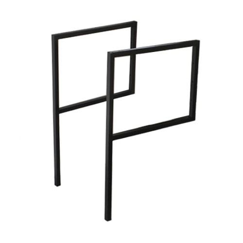 ロートアイアンバー 脚 飾り パーツ 鉄 DIY 2本セット 奥行45×高80cm INK-1401...