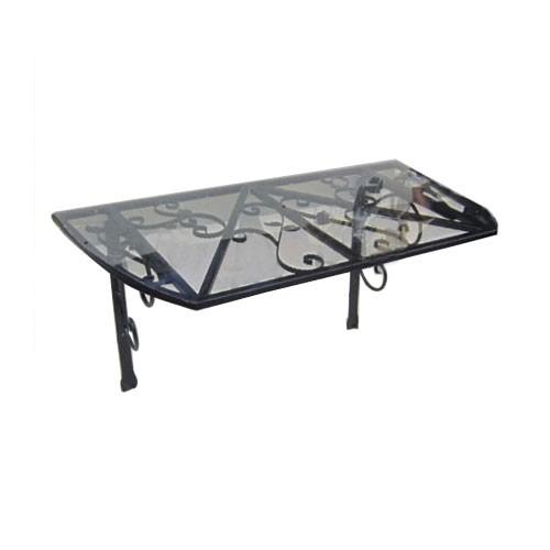 庇 オーニング 日よけ シェード 雨よけ おしゃれ かわいい リフォーム 交換 DIY アイアン 幅...