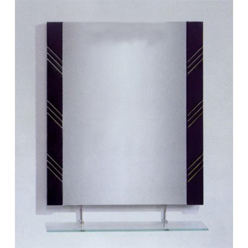 ミラー 鏡 洗面鏡 壁掛け おしゃれ リフォーム 交換 DIY 棚付き 幅60×高80cm MK06...