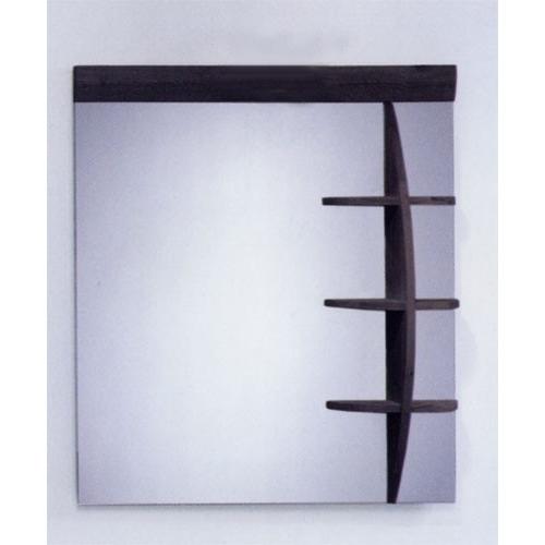 ミラー 鏡 洗面鏡 壁掛け おしゃれ リフォーム 交換 DIY 棚付き 幅80×高90cm MK08