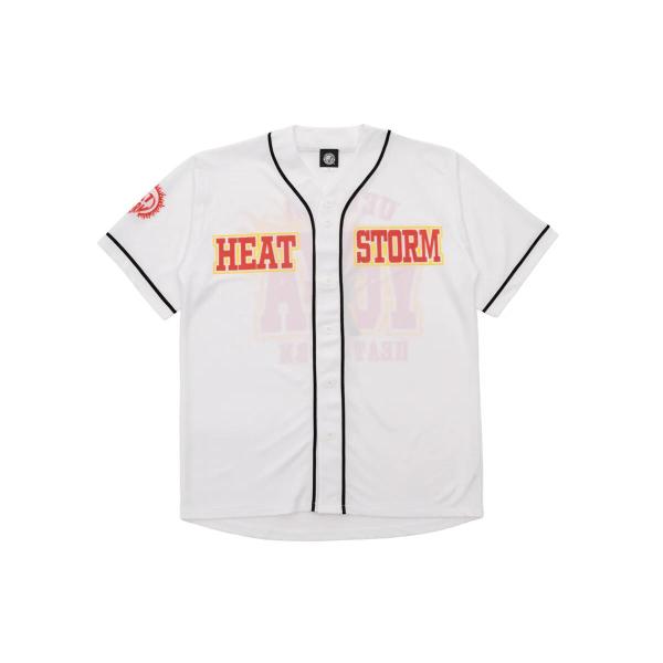 上村優也「HEAT STORM」べースボールシャツ 新日本プロレス NJPW:クリアランスセール