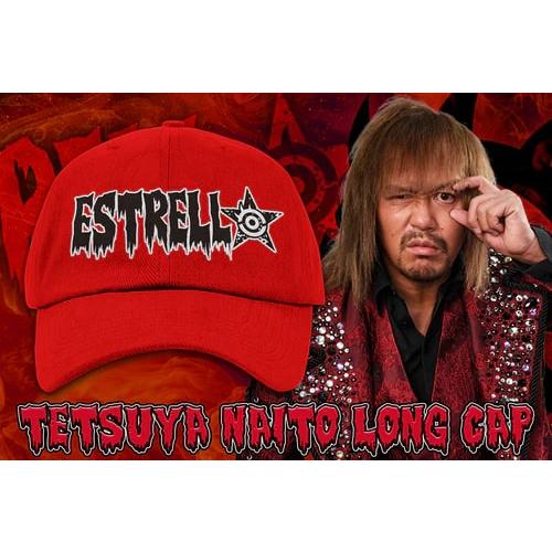 内藤哲也 ESTRELLA ベースボールキャップ (レッド×ブラック×ホワイト) 新日本プロレス N...