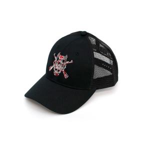 ライオンマーク ローキャップ（2025・ブラック×レッド）新日本プロレス