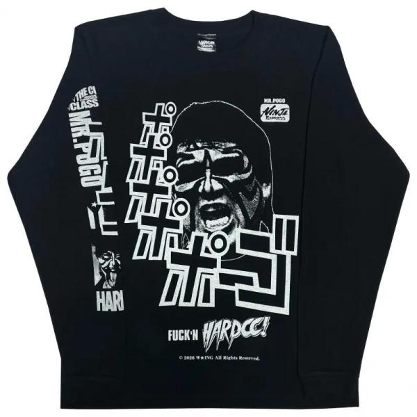 ミスター・ポーゴ '26 ロングスリーブTシャツ(テキサスブラック) Hardcore Chocol...