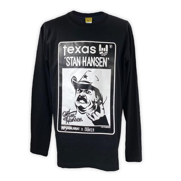 スタンハンセン × Count2.9 ロングスリーブTシャツ (ブラック) 新日本プロレス NJPW...