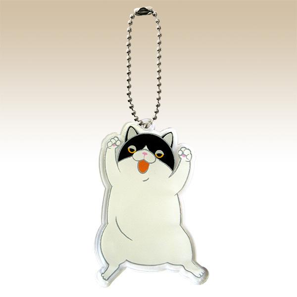 もちねこ アクリルキーホルダー (ファイト) 新日本プロレス NJPW 高橋ヒロム :メール便対応