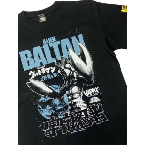 バルタン星人 Tシャツ (凍結光線ブラック) ...の詳細画像3