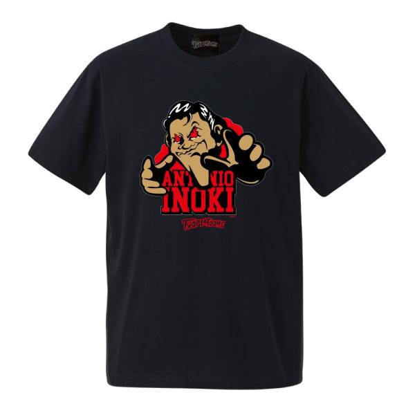 TWOPLATOONS×アントニオ猪木 コラボレーション FIRE EYES Tシャツ(ブラック) ...