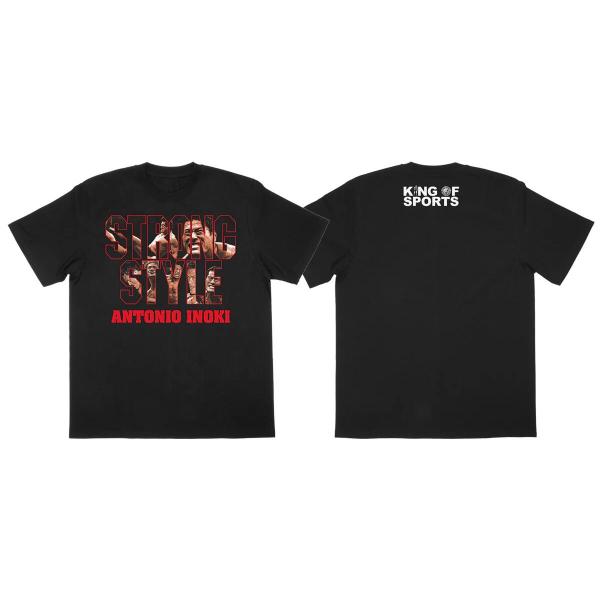 アントニオ猪木「STRONG STYLE」Tシャツ 新日本プロレス NJPW :メール便対応