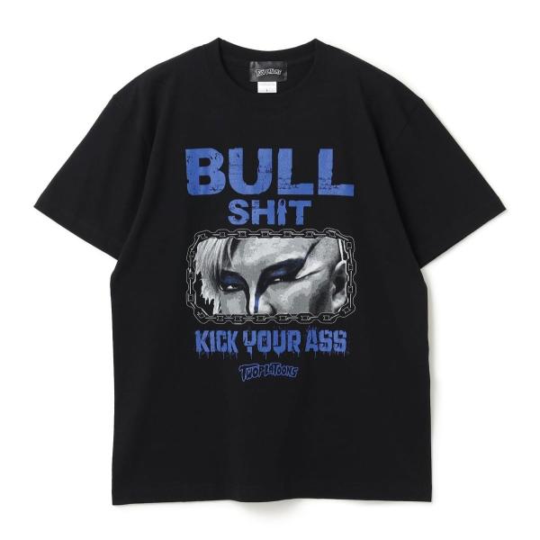TWOPLATOONS × ブル中野 コラボレーション-T / BLACK ツープラトン :メール便...