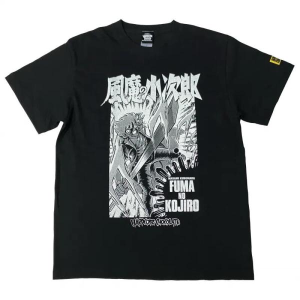 風魔の小次郎 風林火山(剛刀ブラック) Tシャツ Hardcore Chocolate / ハードコ...