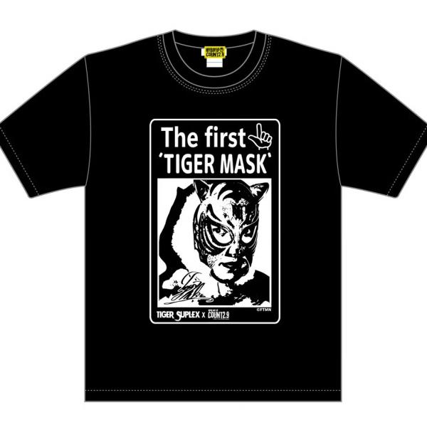 初代タイガーマスクｘCount2.9 コラボTシャツ(ブラック) 新日本プロレス NJPW :メール...