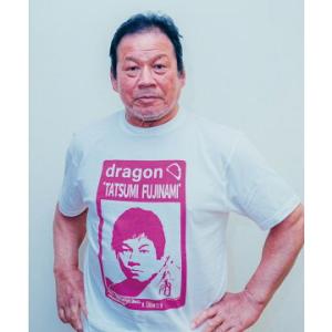 DRAGON 藤波辰爾 x Count2.9 コラボ Tシャツ(ホワイト/ピンク) カウント2.9 ...